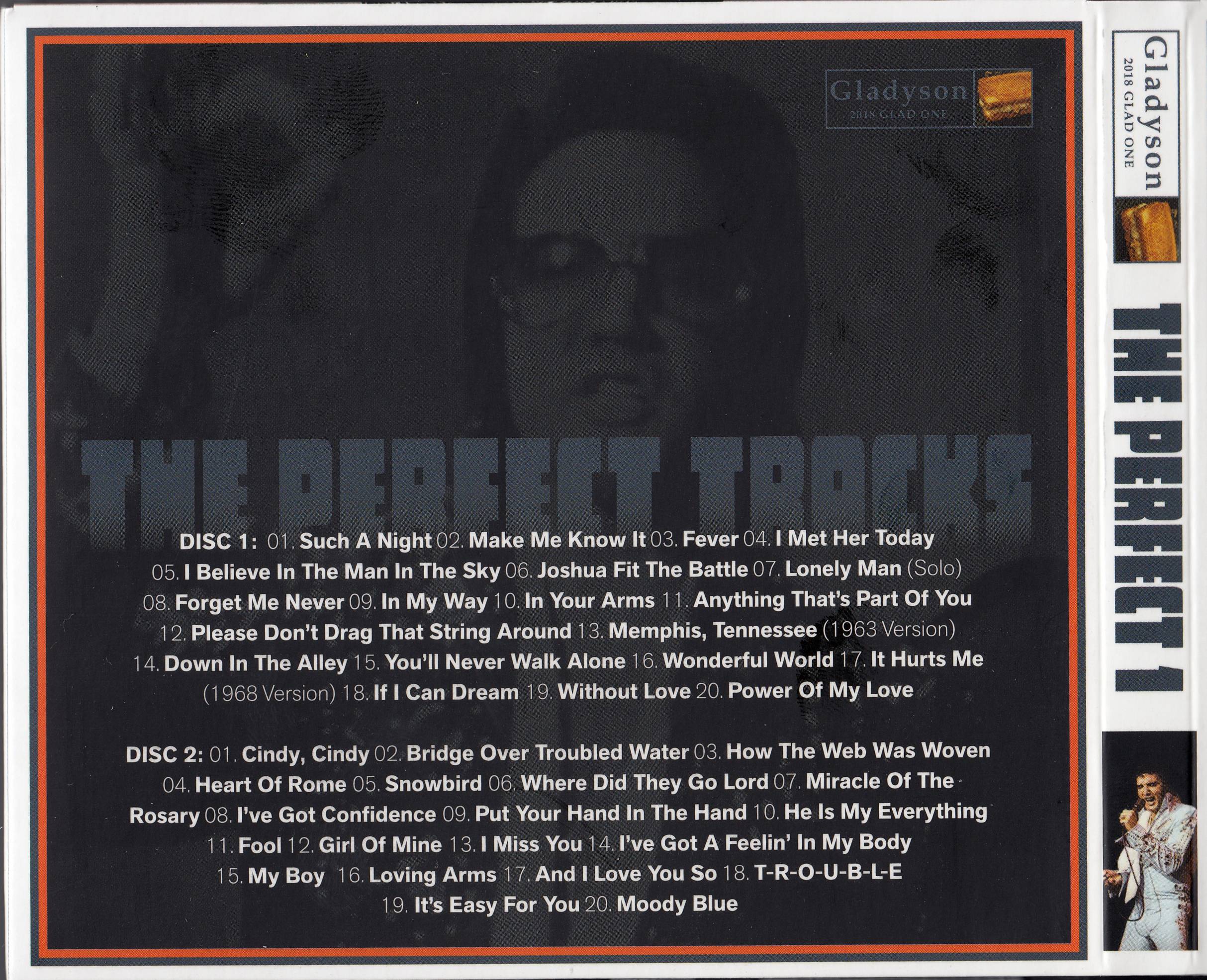 Elvis Presley The Perfect 1 Elvis Fourty Greatest Ones : Box Back
